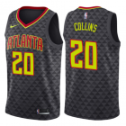 camiseta NBA john collins 20 2017-2018 atlanta hawks negro